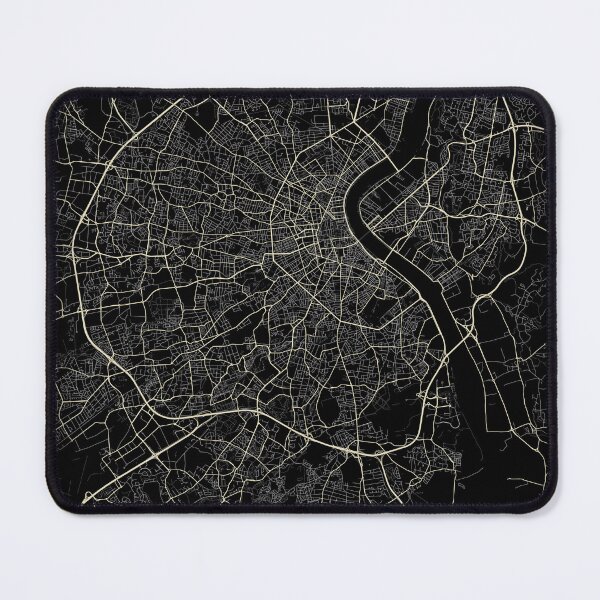 Item preview, Bordeaux Map Black and White designed and sold by Jerhus.
