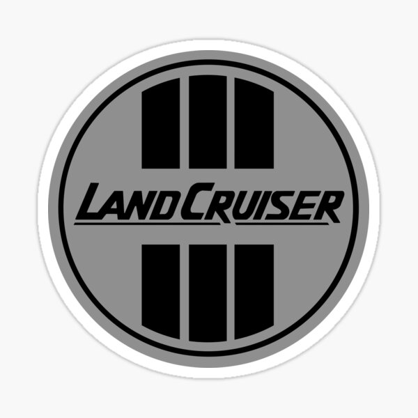 Item preview, Land Cruiser Retro Logo (Black and Grey) designed and sold by MaseRiley99.