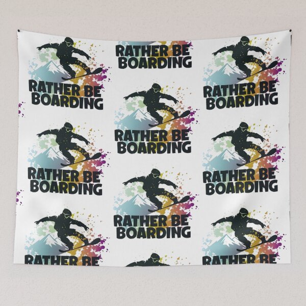 Item preview, Rather Be Snowboarding designed and sold by PlanetMarker.