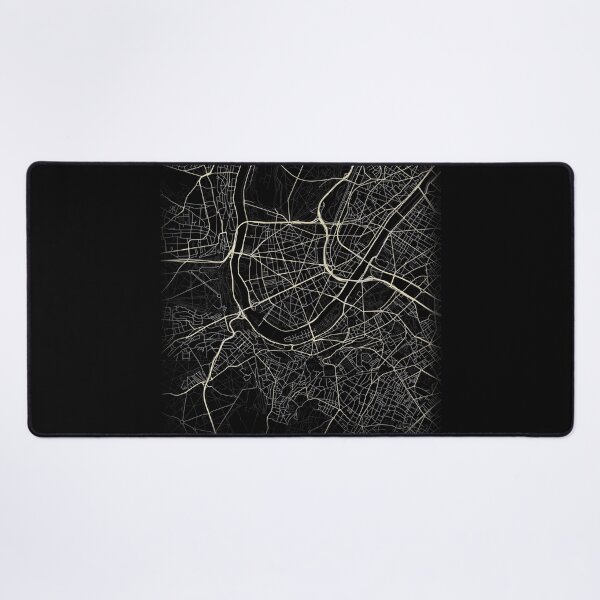 Item preview, Map of Boulogne-Billancourt Black and white designed and sold by Jerhus.