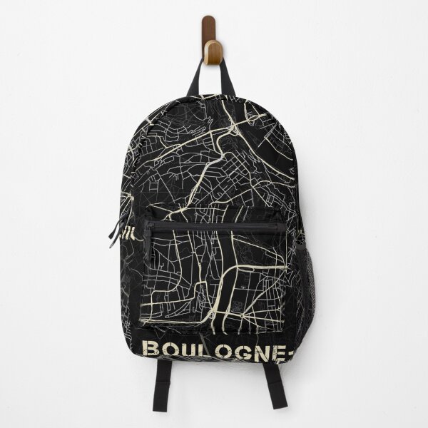 Item preview, Map of Boulogne-Billancourt Black and white designed and sold by Jerhus.