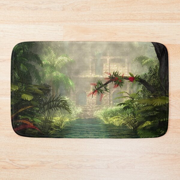 Item preview, Tropical jungle ruins of an ancient city designed and sold by Britta Glodde.