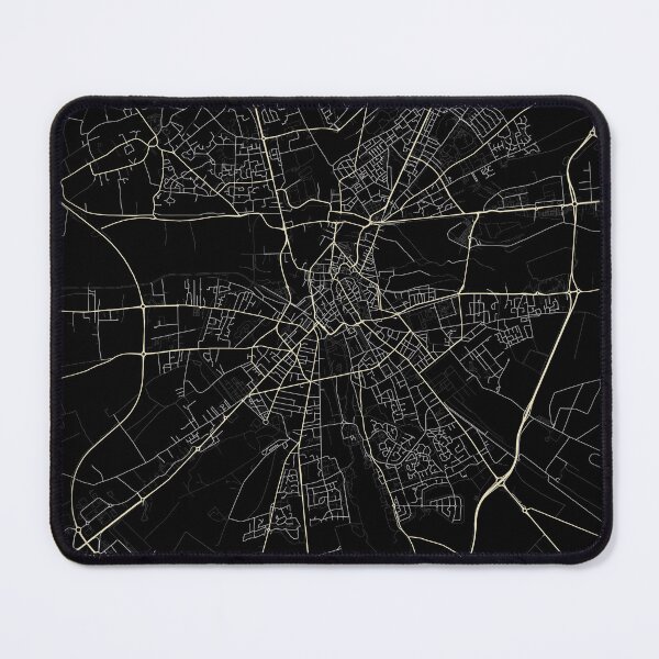 Item preview, Map of Bourges Black and white designed and sold by Jerhus.