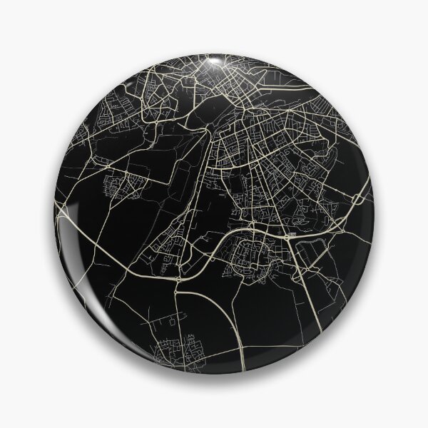 Item preview, Map of Caen Black and white designed and sold by Jerhus.