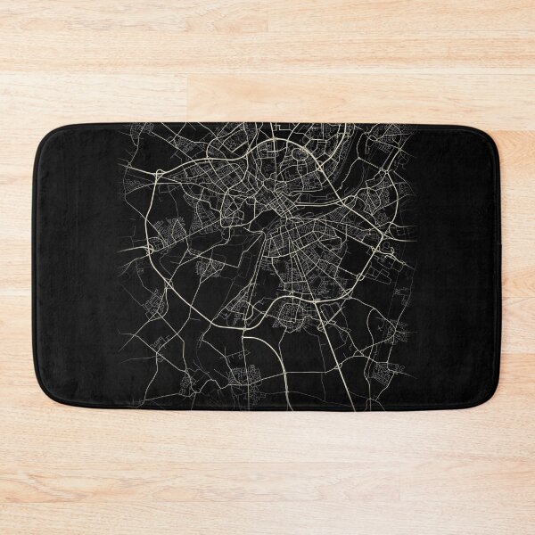 Item preview, Map of Caen Black and white designed and sold by Jerhus.