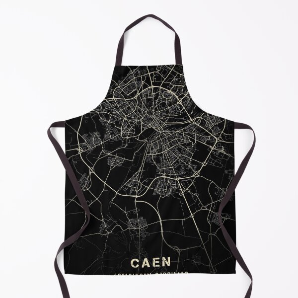 Item preview, Map of Caen Black and white designed and sold by Jerhus.