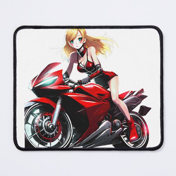 Item preview, Bikergirl on a Motorcycle designed and sold by BADESIGNZZ.