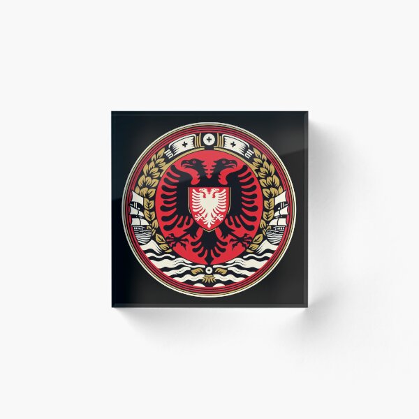 Item preview, Albania Coat of Arms designed and sold by rwstamp.