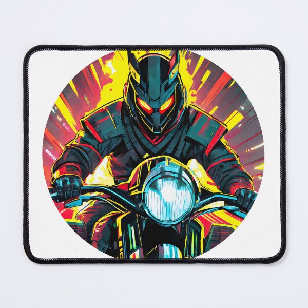 Item preview, Samurai on a Motorcycle designed and sold by BADESIGNZZ.
