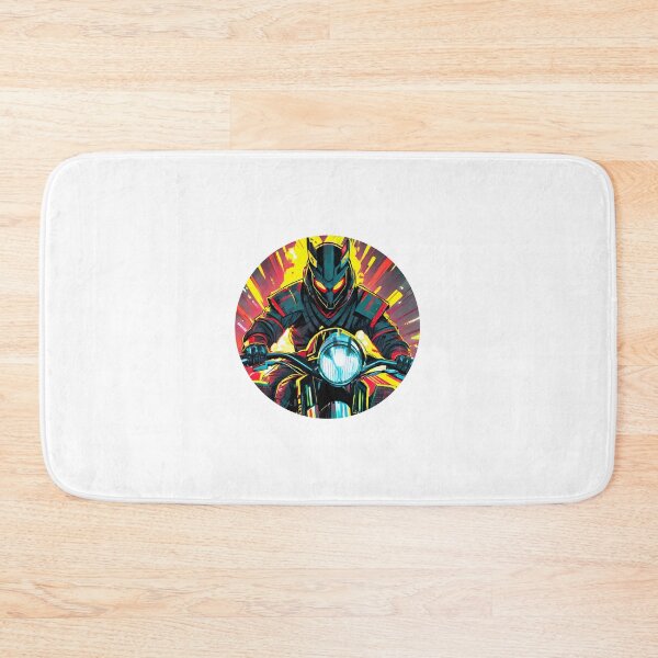 Item preview, Samurai on a Motorcycle designed and sold by BADESIGNZZ.