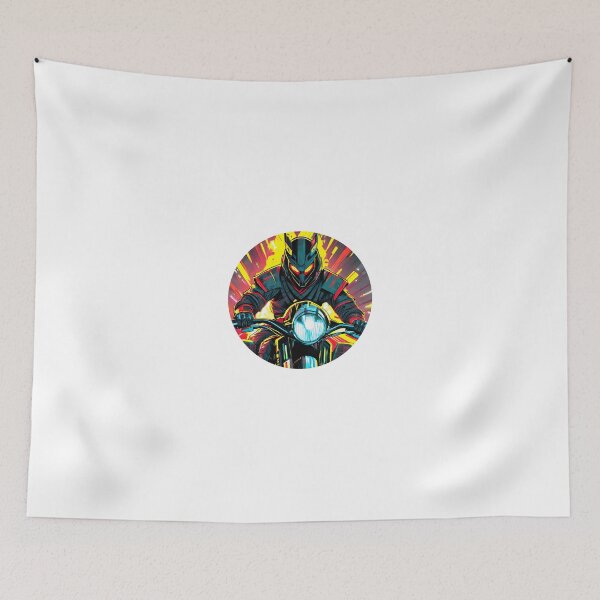Item preview, Samurai on a Motorcycle designed and sold by BADESIGNZZ.