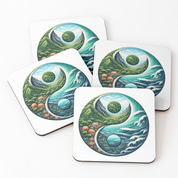 Item preview, YinYang Earth and Sea designed and sold by OlaMarket.