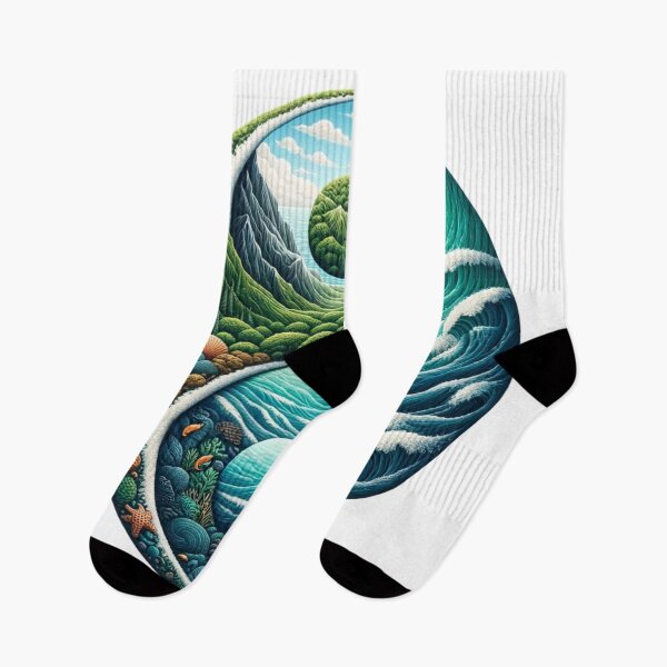 Item preview, YinYang Earth and Sea designed and sold by OlaMarket.