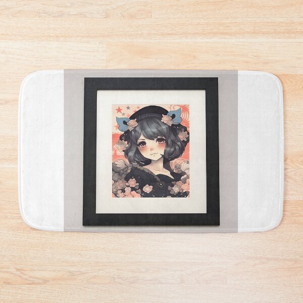 Item preview, Cute Anime Girl Savoring Ramen Noodles designed and sold by Shirtastically.