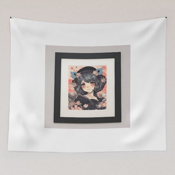 Item preview, Cute Anime Girl Savoring Ramen Noodles designed and sold by Shirtastically.