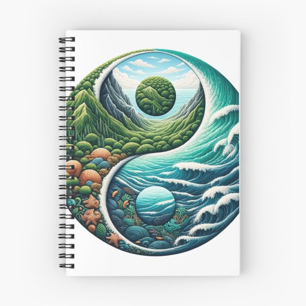 Item preview, YinYang Earth and Sea designed and sold by OlaMarket.