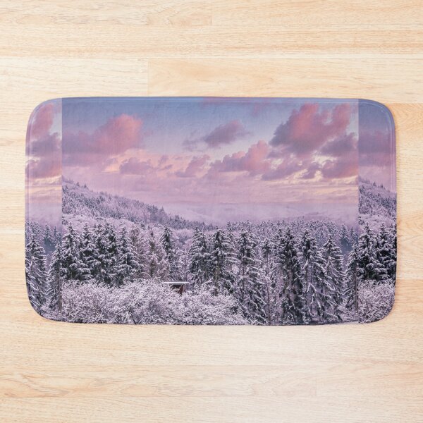 Item preview, Pink Snowy Winter Sunset designed and sold by DigitalArrange.