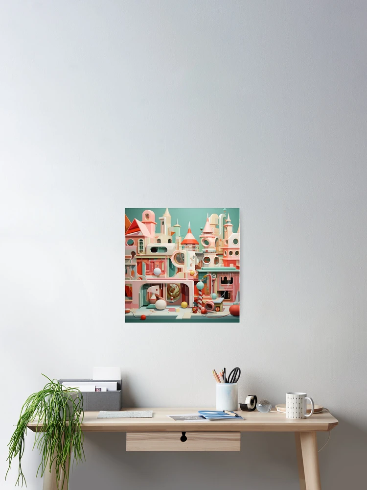 Thumbnail 2 of 3, Poster, Santa's workshop designed and sold by RxU3.