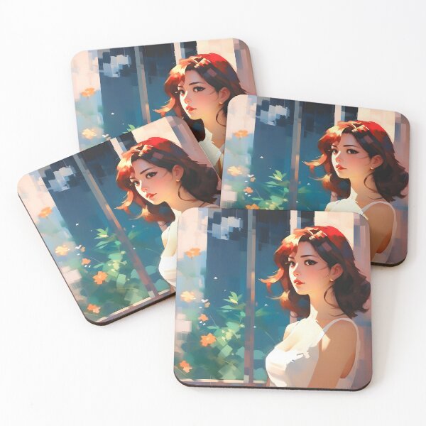 Item preview, Woman in front of the window designed and sold by Jambonfromage.