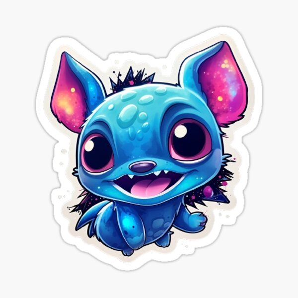 Stitch Inspired Disney Theme Sticker! Cute Lilo and Stitch Themed