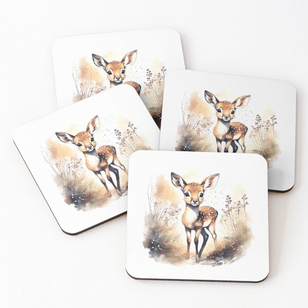 Item preview, Fawn watercolor designed and sold by Motivburg.