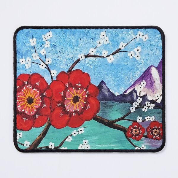Item preview, plum blossoms and lake mountains designed and sold by janjacbu.