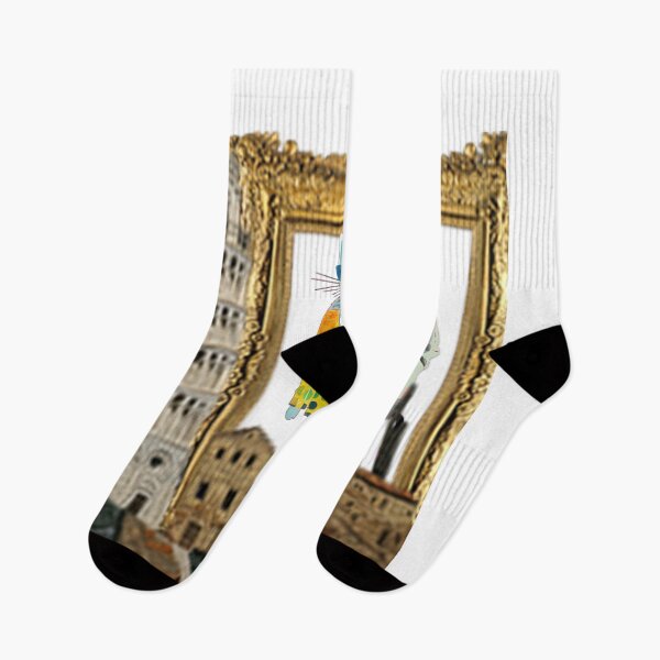 Item preview, Whimsical Modern Cat in Pisa, Italy Artwork designed and sold by GAGO5.