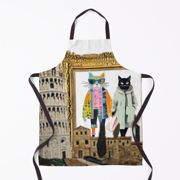 Item preview, Whimsical Modern Cat in Pisa, Italy Artwork designed and sold by GAGO5.
