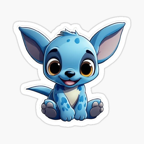 Stitch Inspired Disney Theme Sticker! Cute Lilo and Stitch Themed