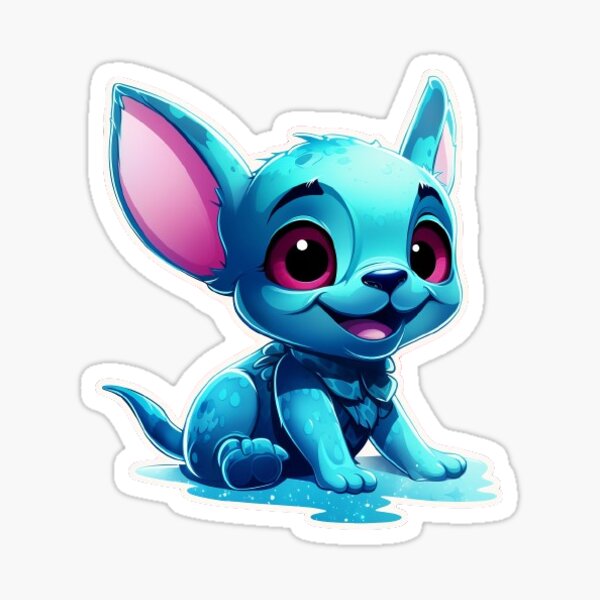 Stitch Inspired Disney Theme Sticker! Cute Lilo and Stitch Themed