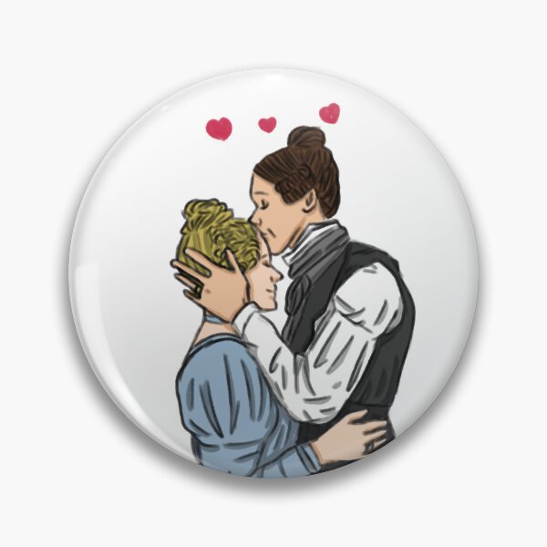 Item preview, Gentleman Jack kiss on the forehead sticker designed and sold by alligatortearsq.
