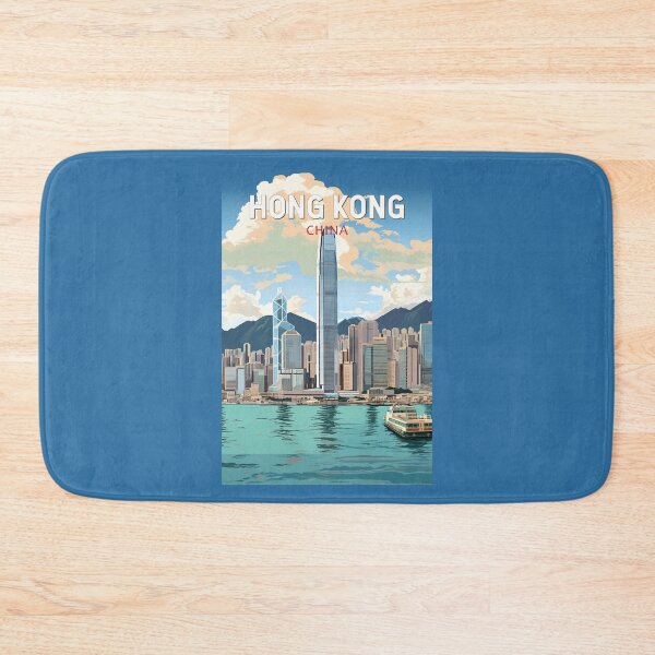Item preview, Hong Kong China Travel Art Vintage designed and sold by KrisSidDesigns.