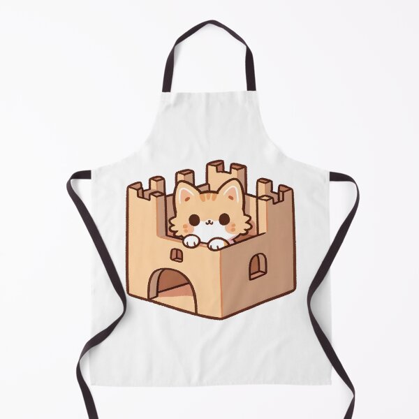 Item preview, Kitten in Cardboard Castle designed and sold by UmbrellaStudio1.