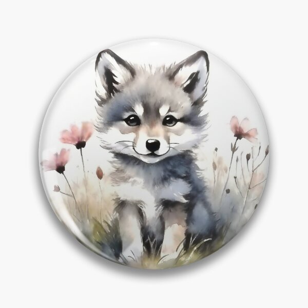 Item preview, Wolf watercolor designed and sold by Motivburg.