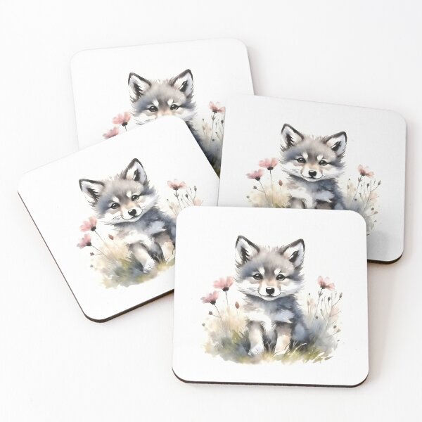 Item preview, Wolf watercolor designed and sold by Motivburg.