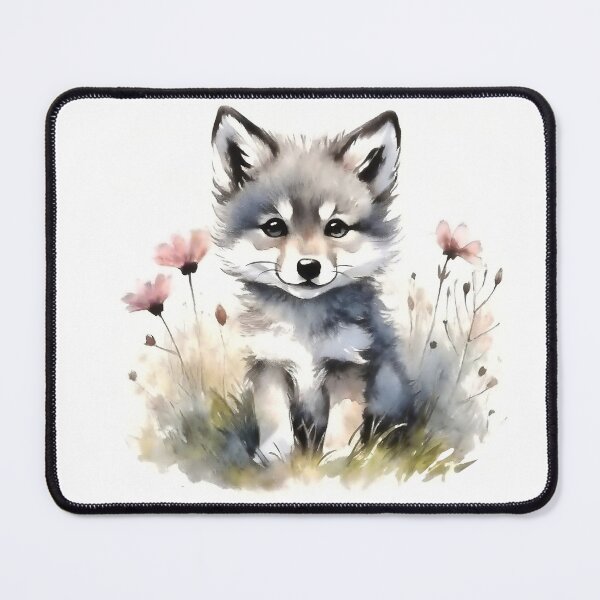 Item preview, Wolf watercolor designed and sold by Motivburg.