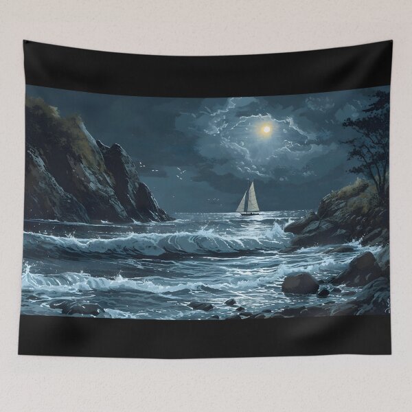 Item preview, Night's Voyage designed and sold by AI-Only Creations.