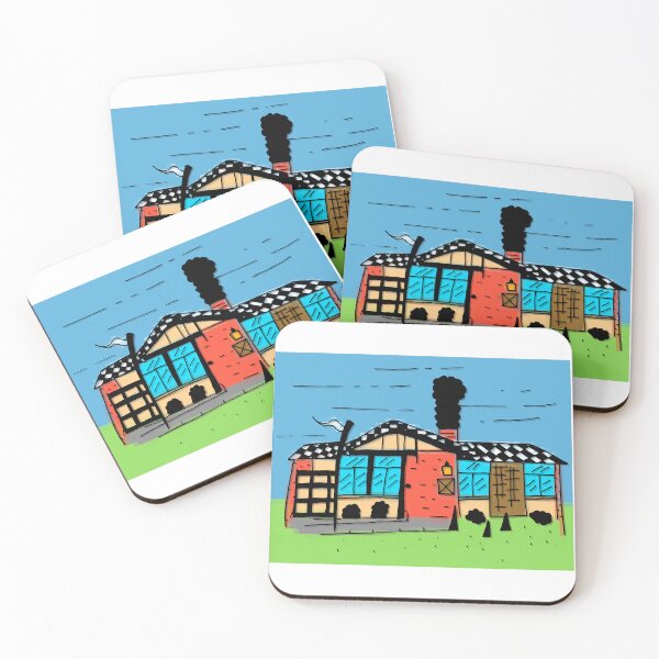 Item preview, Abstract House with a Checkerboard Roof designed and sold by Michael Stewart.