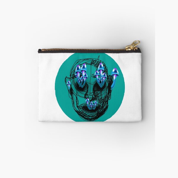 Item preview, Human face with mushrooms designed and sold by riosaygili.