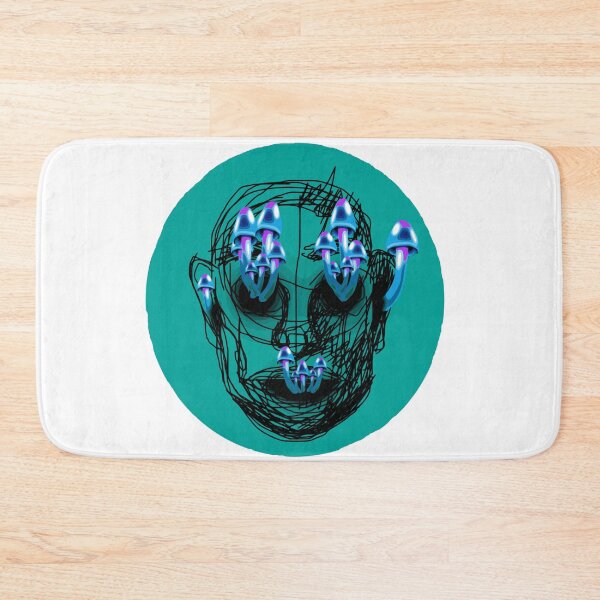 Item preview, Human face with mushrooms designed and sold by riosaygili.