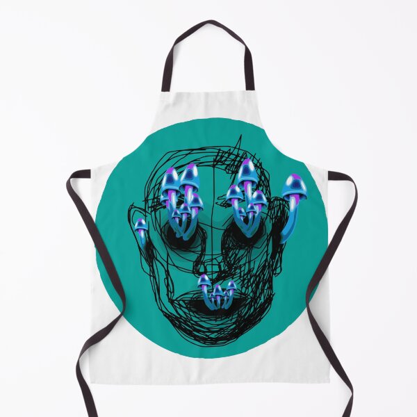 Item preview, Human face with mushrooms designed and sold by riosaygili.