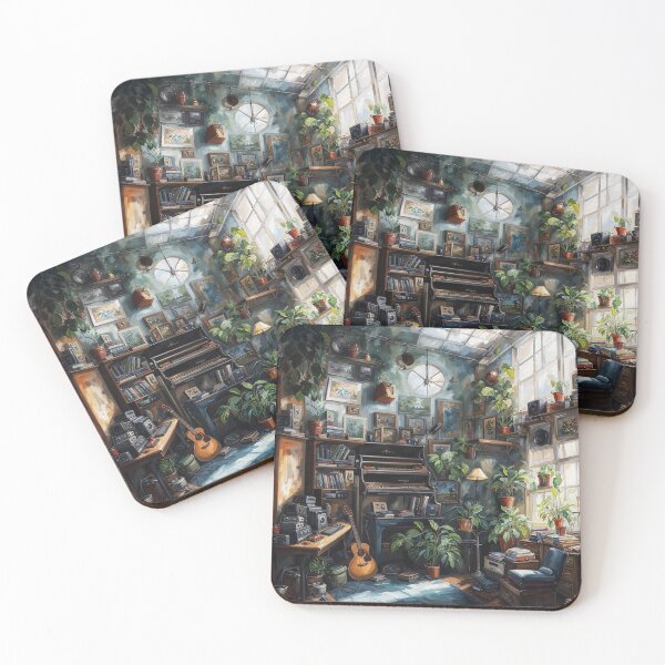 Item preview, Busy Music Room designed and sold by DividedFortune.