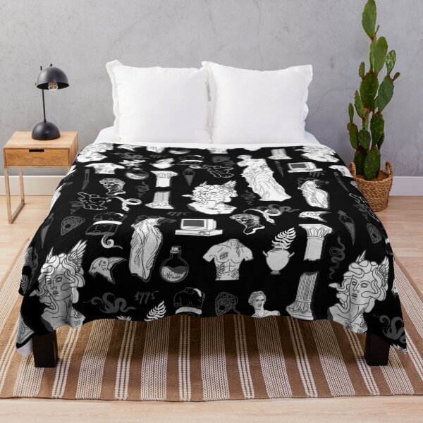 Item preview, medusa ancient greece aesthetic black  designed and sold by Gossip Rag.