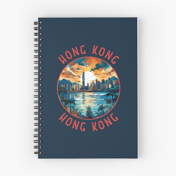 Item preview, Hong Kong China Retro Distressed Circle designed and sold by KrisSidDesigns.