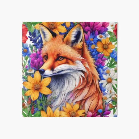 Item preview, Flower Fox designed and sold by Bunmigraphics .