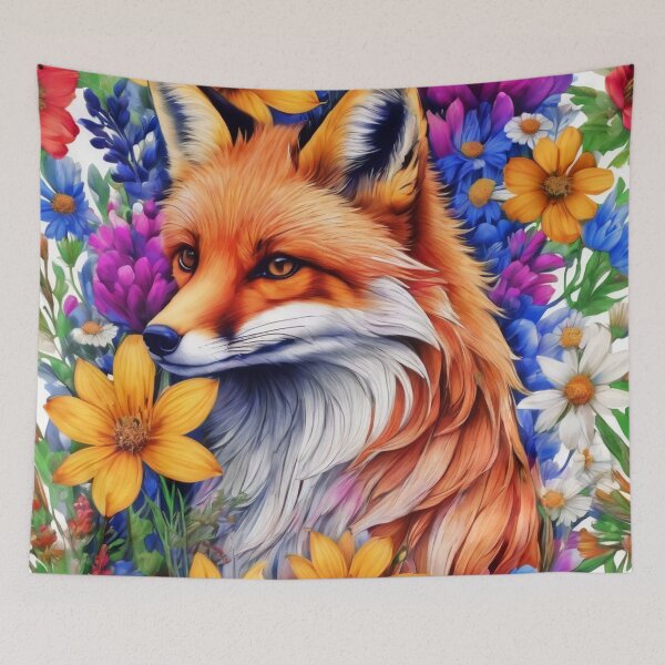 Artikelvorschau, Blumenfuchs entworfen und verkauft von Bunmigraphics .