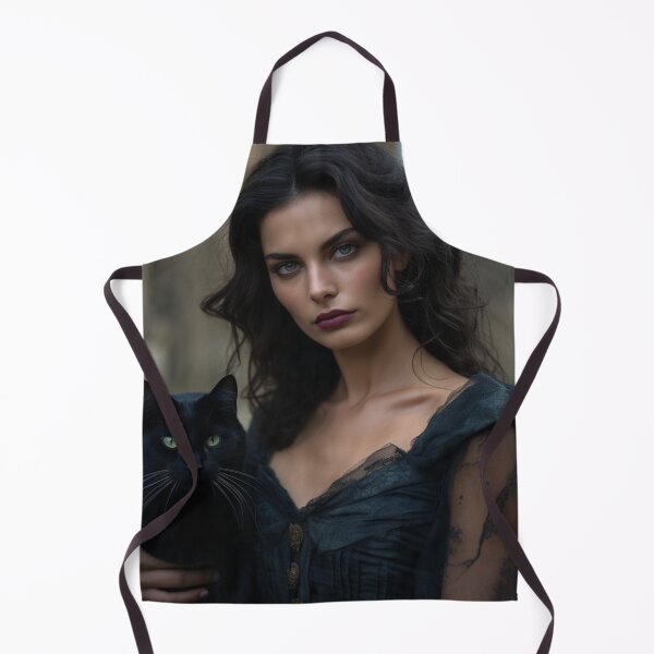 Item preview, Goth Chick in a cemetery with her black cat designed and sold by daywithoutlight.