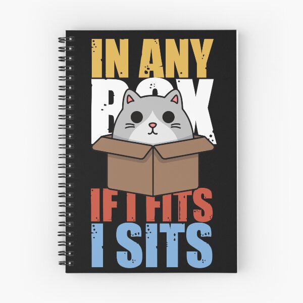 Item preview, Cat litter box and cat box sitting on cardboard box: Cat in box designed and sold by The  Knick Knack Nook.