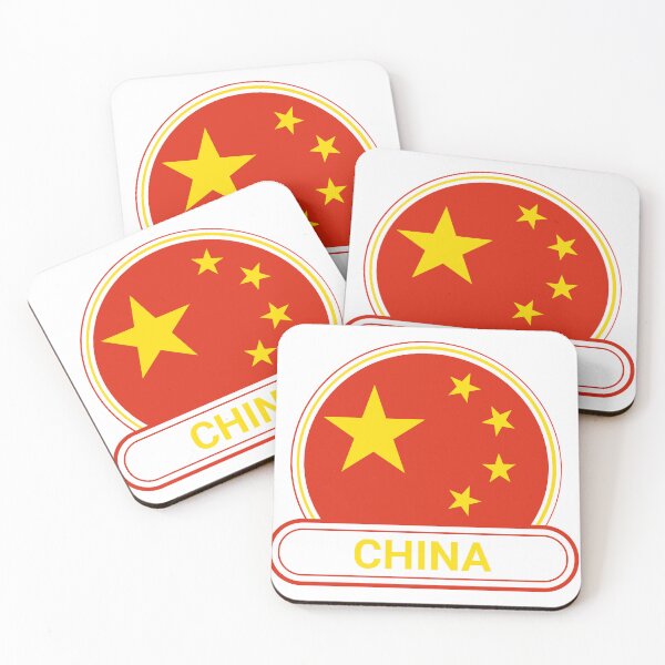 Item preview, China Country Badge - China Flag designed and sold by chrisrivait.