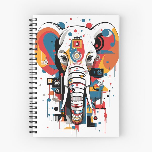 Item preview, A minimalist, abstract image of an elephant.  designed and sold by InfinityCircle.
